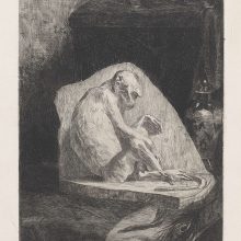 Louis Stracké: Sculpture of Seated Monkey Louis Stracké: Sculpture of Seated Monkey