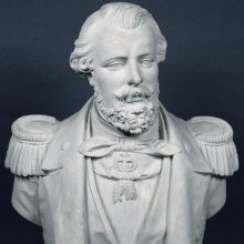 Johan Stracké: Bust of King Willem III Johan Stracké: Bust of King Willem III