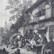 Petrus Arendzen: Peasants at a Tavern (Van Ostade) Petrus Arendzen: Peasants at a Tavern (Van Ostade)